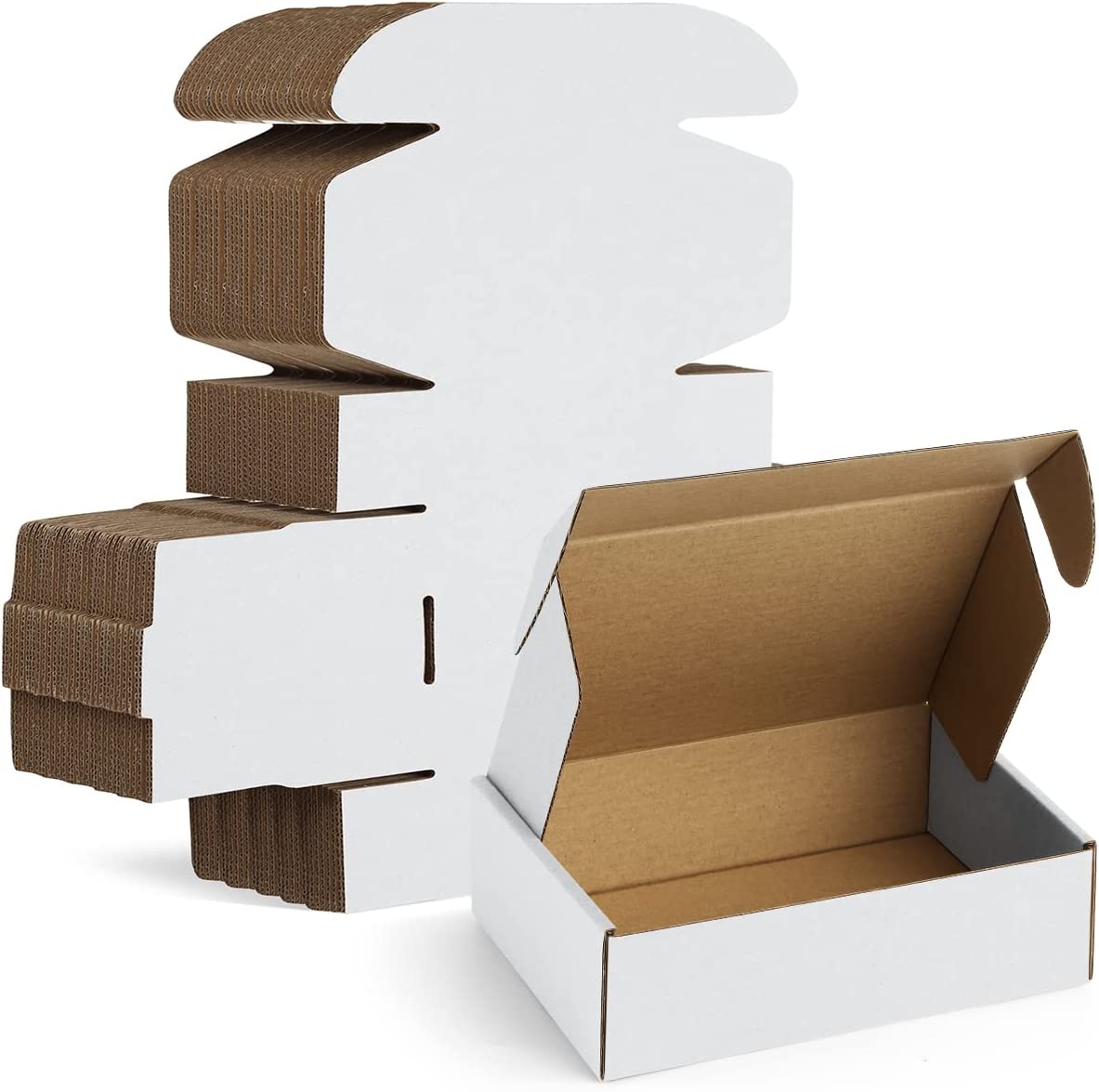  Soxuding Small Shipping Boxes For Small Business Hawaiian  Flower Floral 25 Pack, 6x6x2in Recyclable Small Cardboard Boxes For  Packaging Shipping Boxes Corrugated Mailer Mailing Packing Gift Boxes :  Office Products