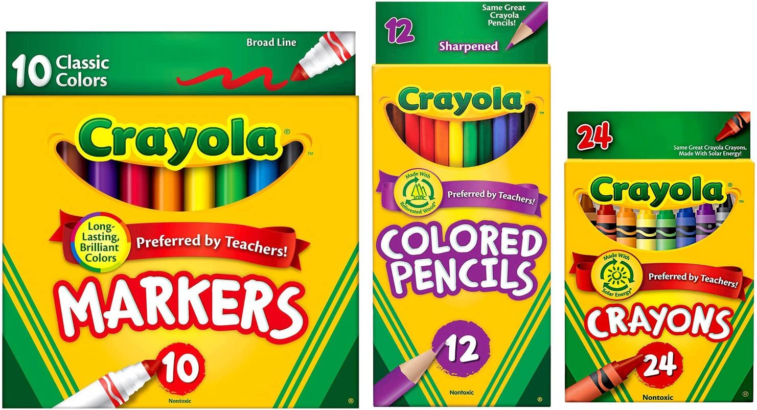 Crayola Colored Pencils, Coloring Supplies, 24 Count