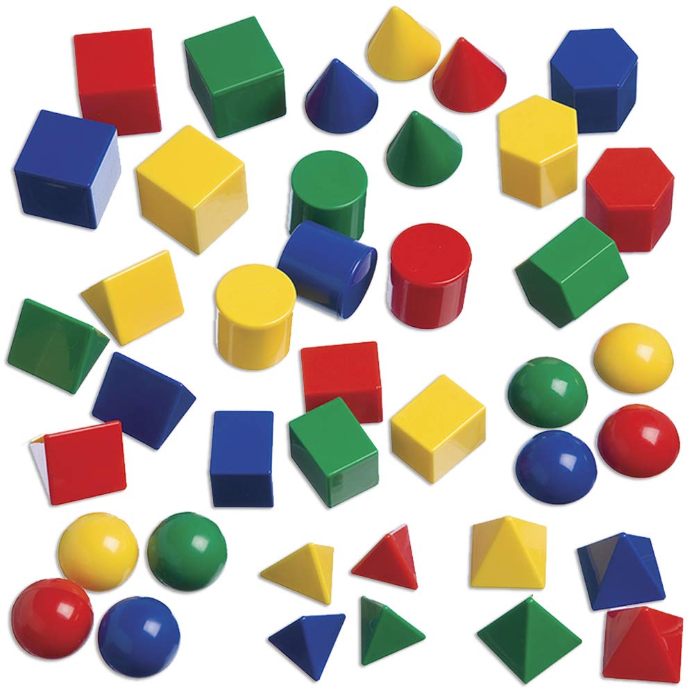 12 Pieces Geometric Stencils Template Set for Kids Children Simple