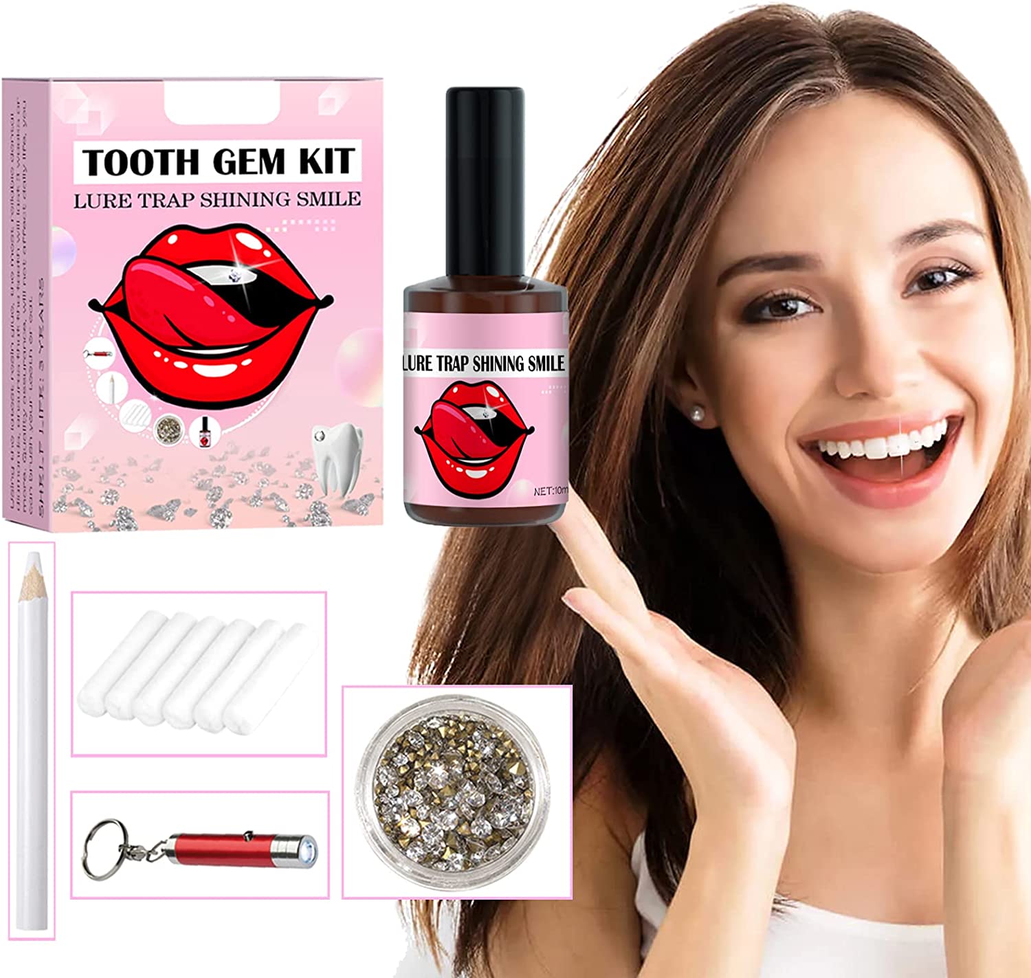  Tooth Gem Kit - Professional Tooth Gem Kit - Bundle
