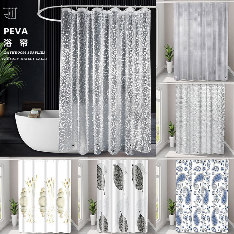 Premium Shower Curtain Liner, 72 W X 70 H - PVC-Free, 6G PEVA Shower  Curtain with 12