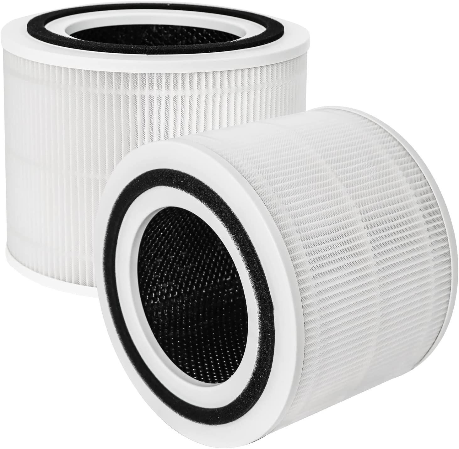 LV-PUR131 Replacement Filter 2 HEPA Filters & 2 Activated Carbon Pre  Filters by APPLIANCEMATES - Compatible with Levoit LV-PUR131