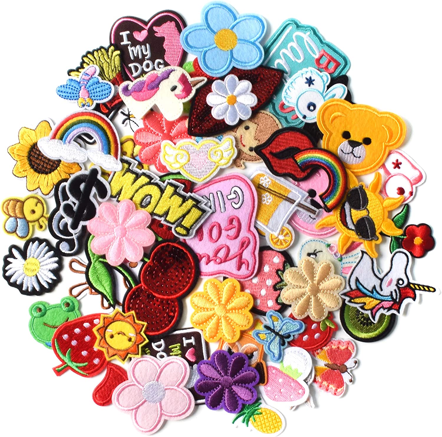 12 Iron on Kawaii Patches – The Carefree Bee | Kids Iron on Patches Cute  Iron on Patches for Little Girls Backpack Decorations for Kids Patches for