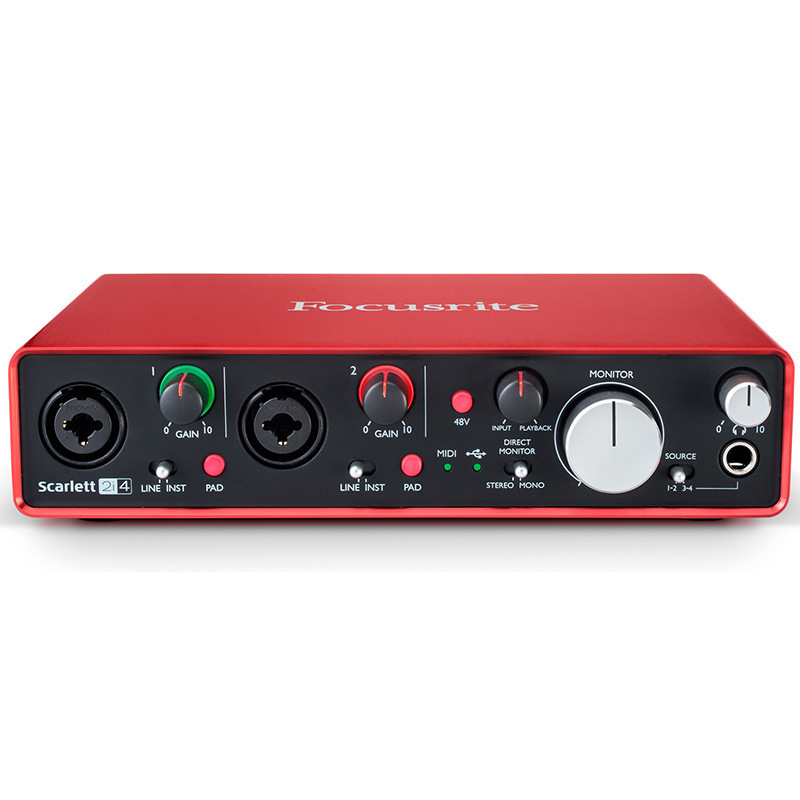 Wholesale Focusrite 2i4 Sound Card Second And Second Generation USB ...