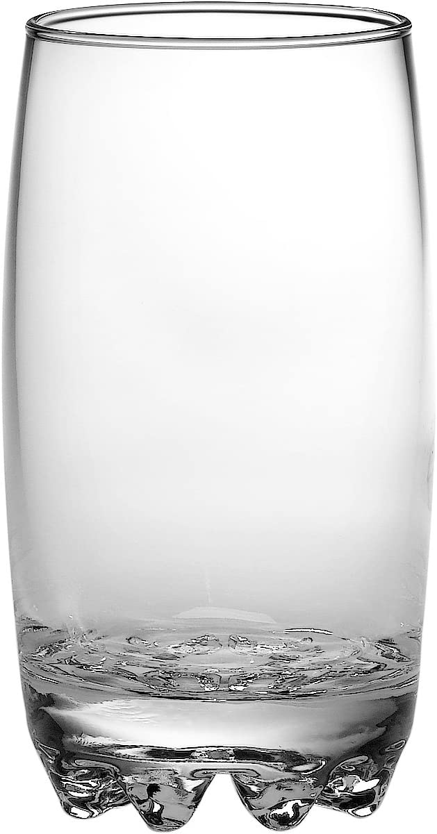 Bormioli Rocco Italian Romantic 10.25 Ounce Water Glasses, Set of 6 - Clear  