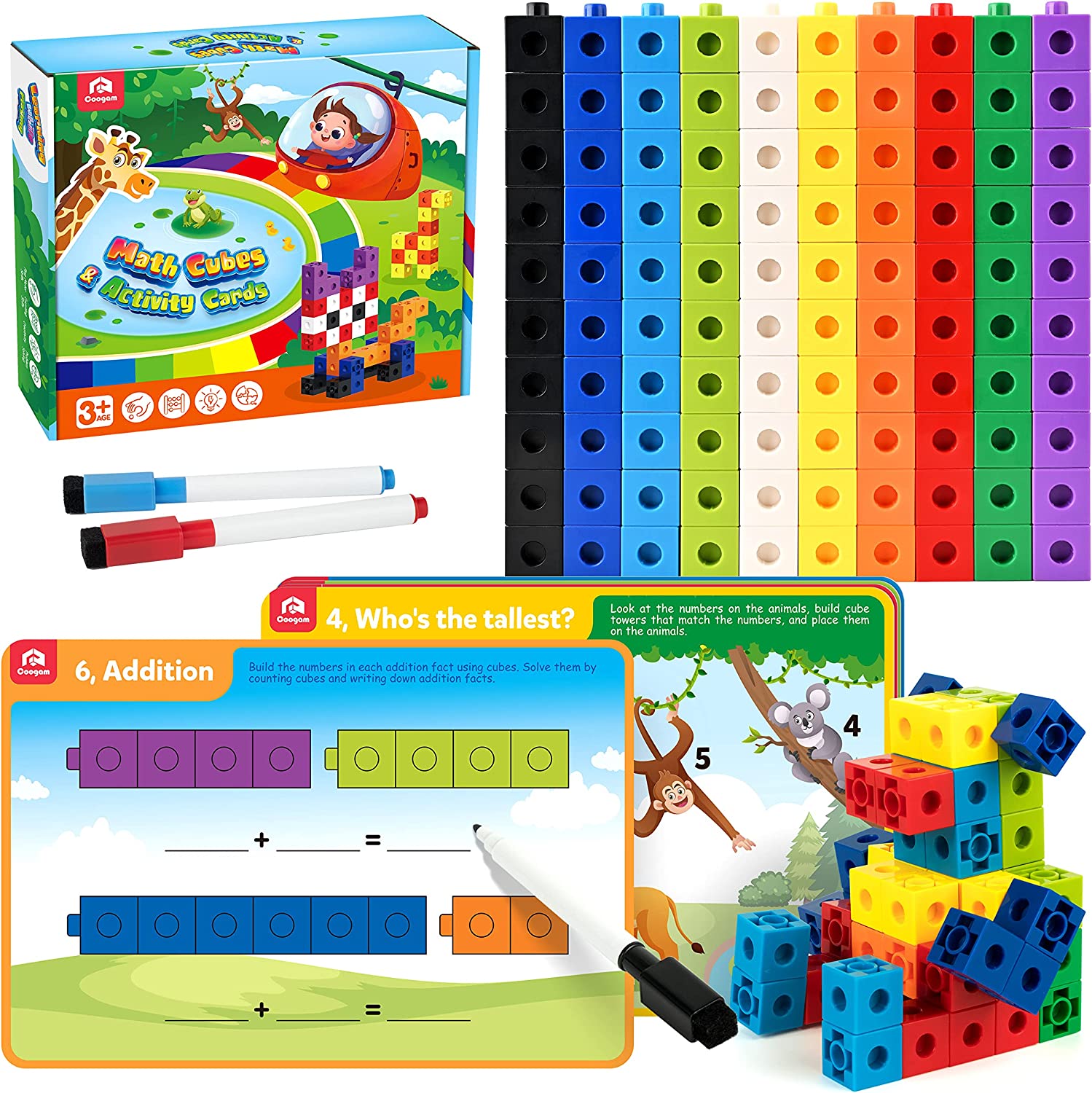  Coogam Interactive Alphabet Learning Toy, ABC Number