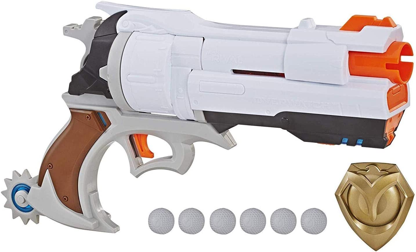  NERF Rival Roundhouse XX-1500 Red Blaster - Clear Rotating  Chamber Loads Rounds into Barrel - 5 Integrated Magazines, 15 Rival Rounds  : Everything Else