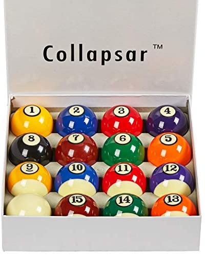  JAPER BEES Deluxe Billiard Ball/Pool Ball Set Complete 16balls  Regulation Size&Weight Resin Ball : Sports & Outdoors