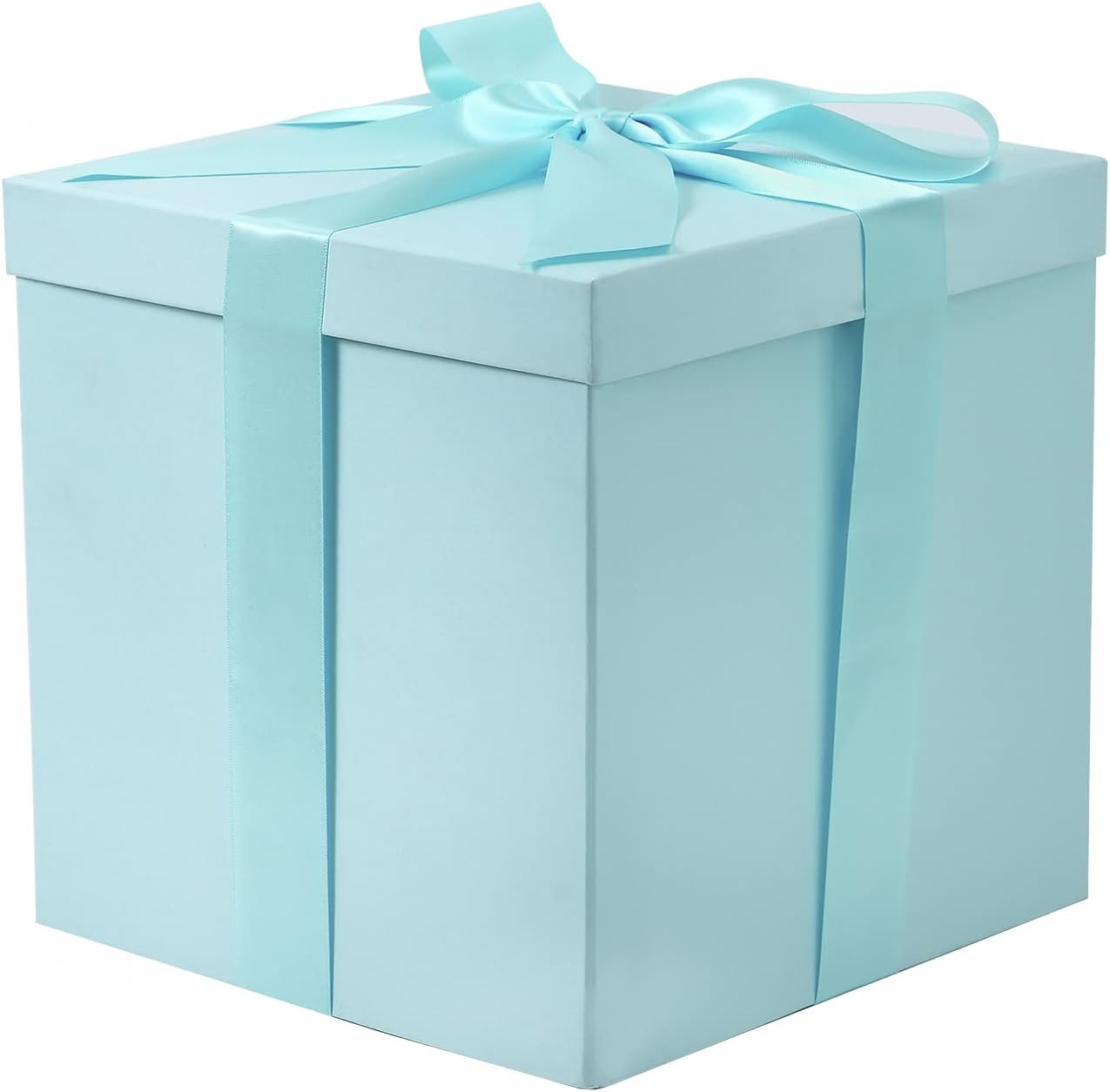 PACKHOME 2 Gift Boxes 14x9.5x4.5 Inches, Large with Lids, White