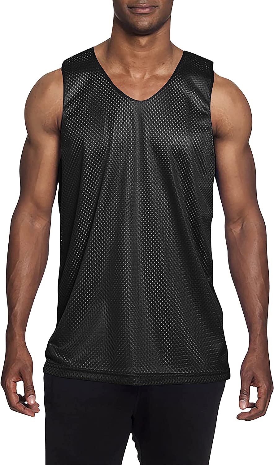 SHAJUNQI Basketball Jersey Men's Mesh Athletic Sports Shirts