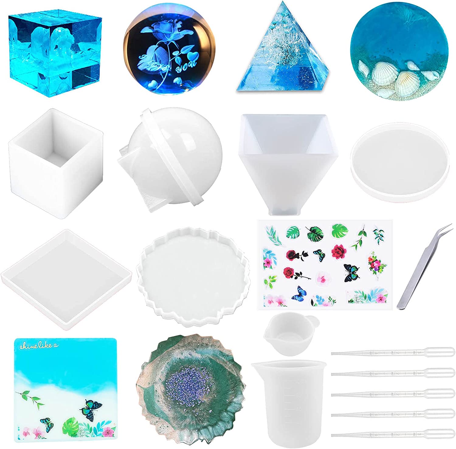  Modda Epoxy Resin Kit with Video Course, Includes