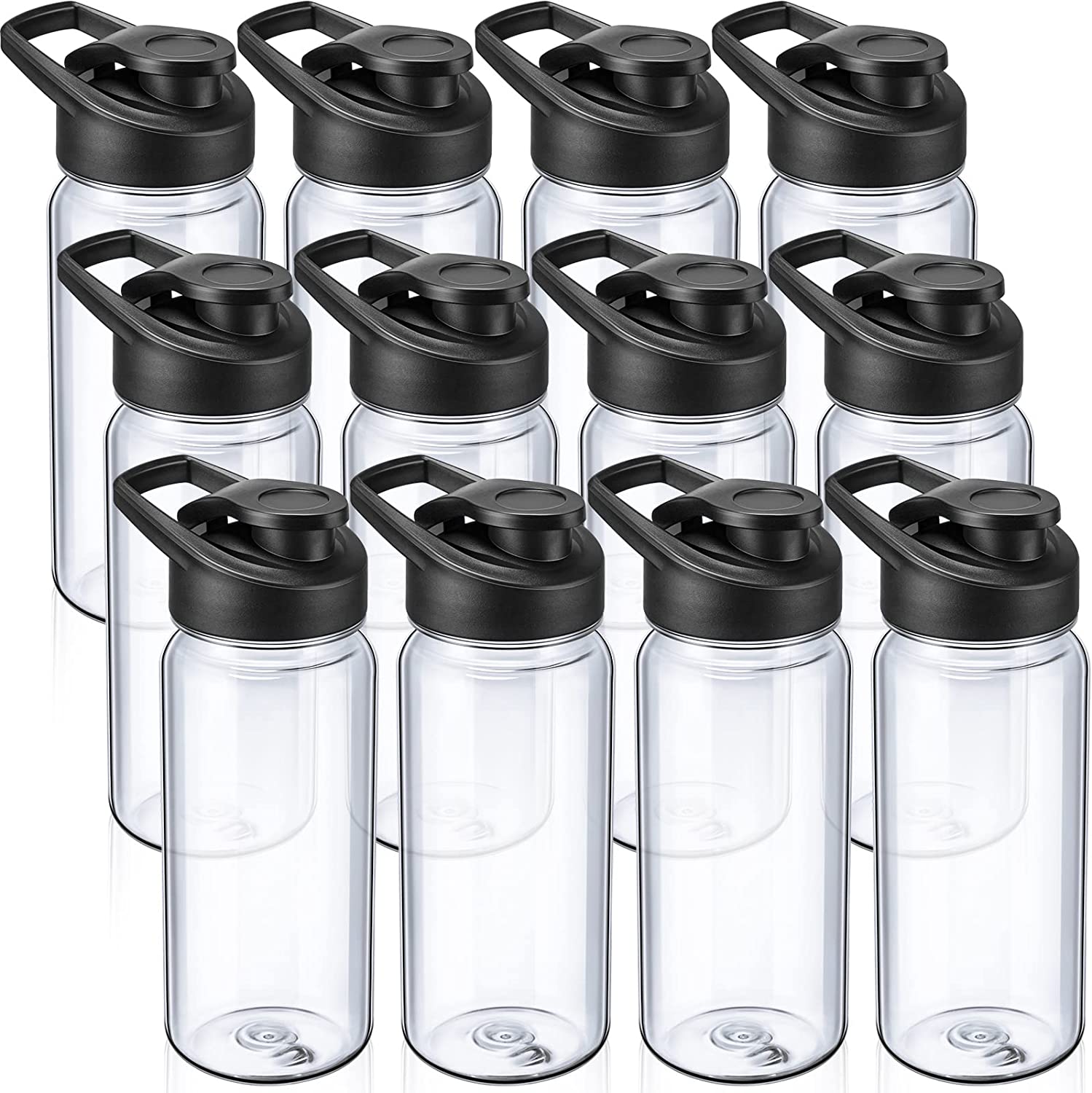 Uiifan 24 Pcs Water Bottles for Kids 17 oz Plastic Water Bottles Bulk  Reusable Leakproof Flip Top wi…See more Uiifan 24 Pcs Water Bottles for  Kids 17