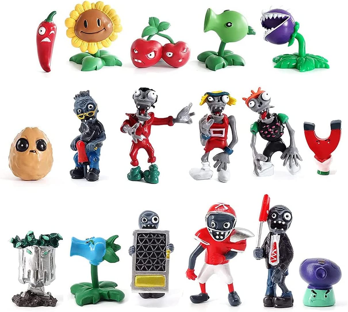  Maikerry Plants and Zombies Figurines 12pcs PVZ Action