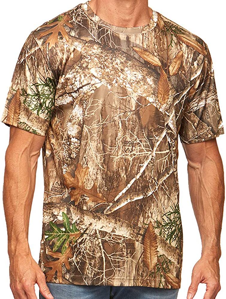  SCENTBLOCKER Scent Blocker Fused Cotton Lightweight  Short-Sleeve Camo Hunting Shirt for Men (MO Country DNA, Medium) : Sports &  Outdoors