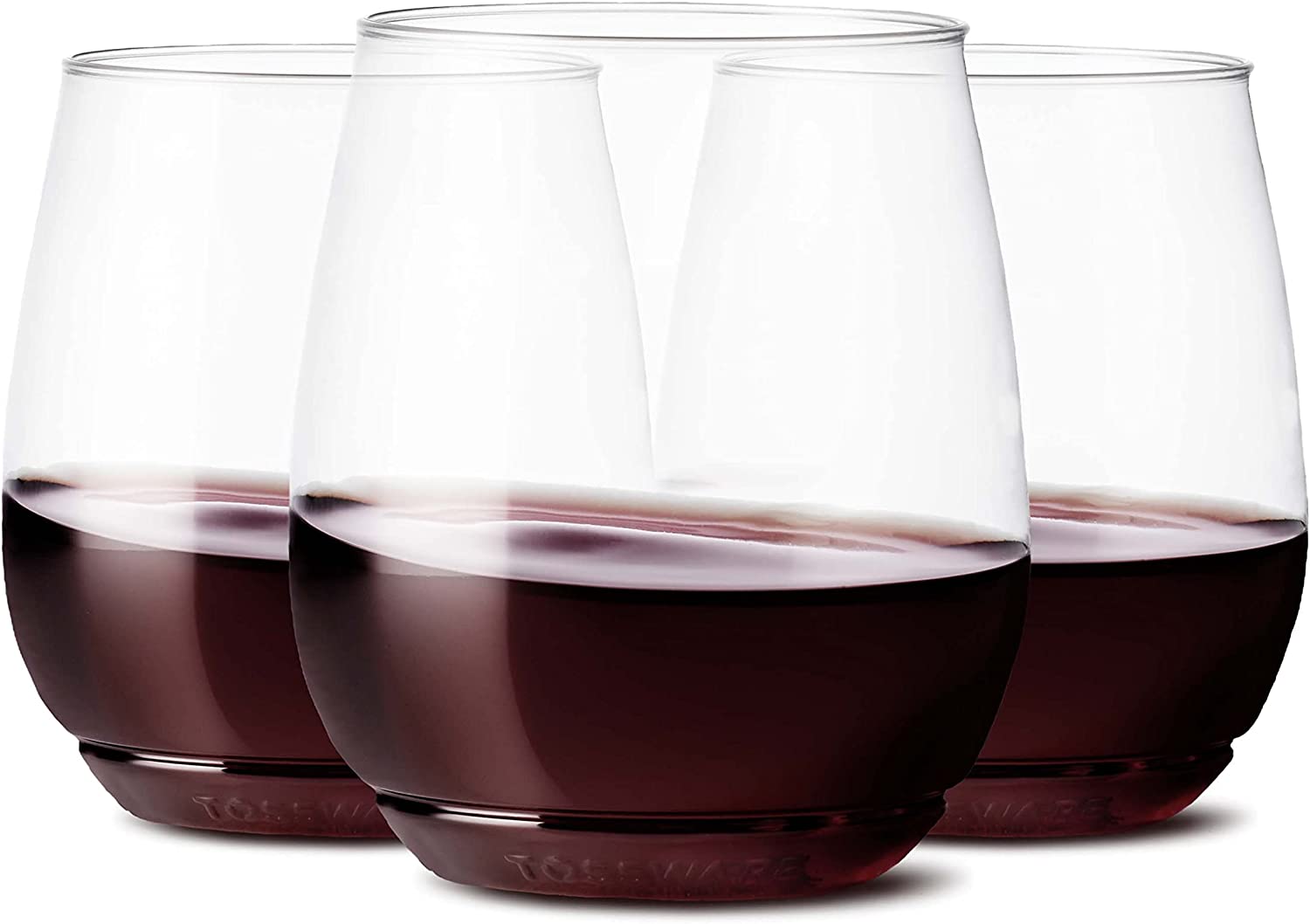TOSSWARE Reserve 8oz Stemless Martini Glass, Set of 24, Tritan Dishwasher Safe