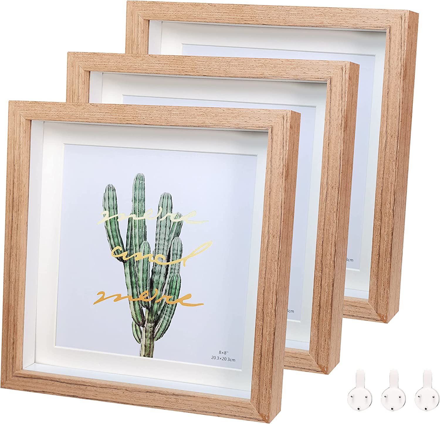 11x14inch Shadow Box Frame Display Case Wooden Picture Frame with Linen  Background and 10 Stick Pins for Home Wedding Awards Memorabilia Medals  Photos Decor