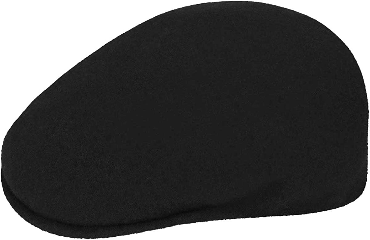 Men's 8 Panel Wool Blend Newsboy Flat Cap Herringbone Tweed Hat