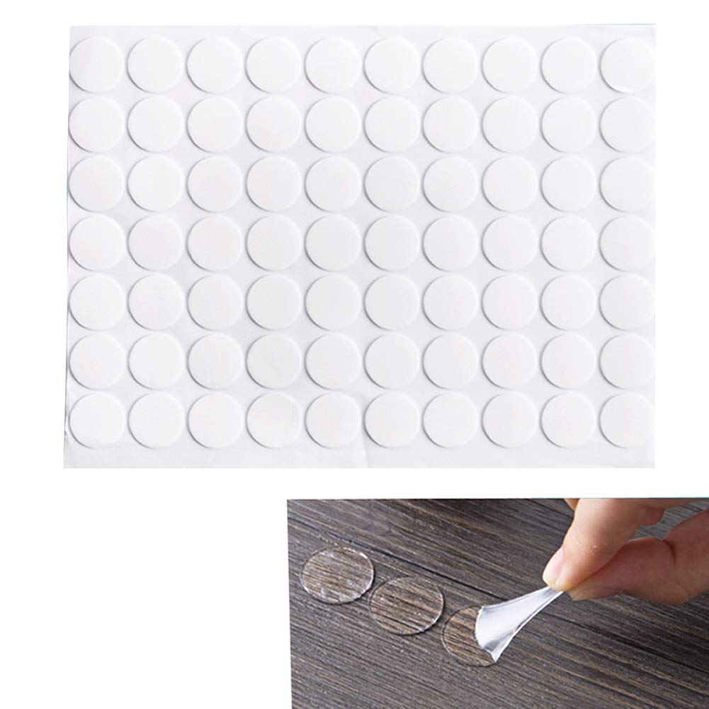 100pcs Double Sided Sticky Dot Stickers Removable Round Putty Clear Sticky  Tack No Trace Sticky Putty Waterproof Small Stickers For Craft DIY Art Offi