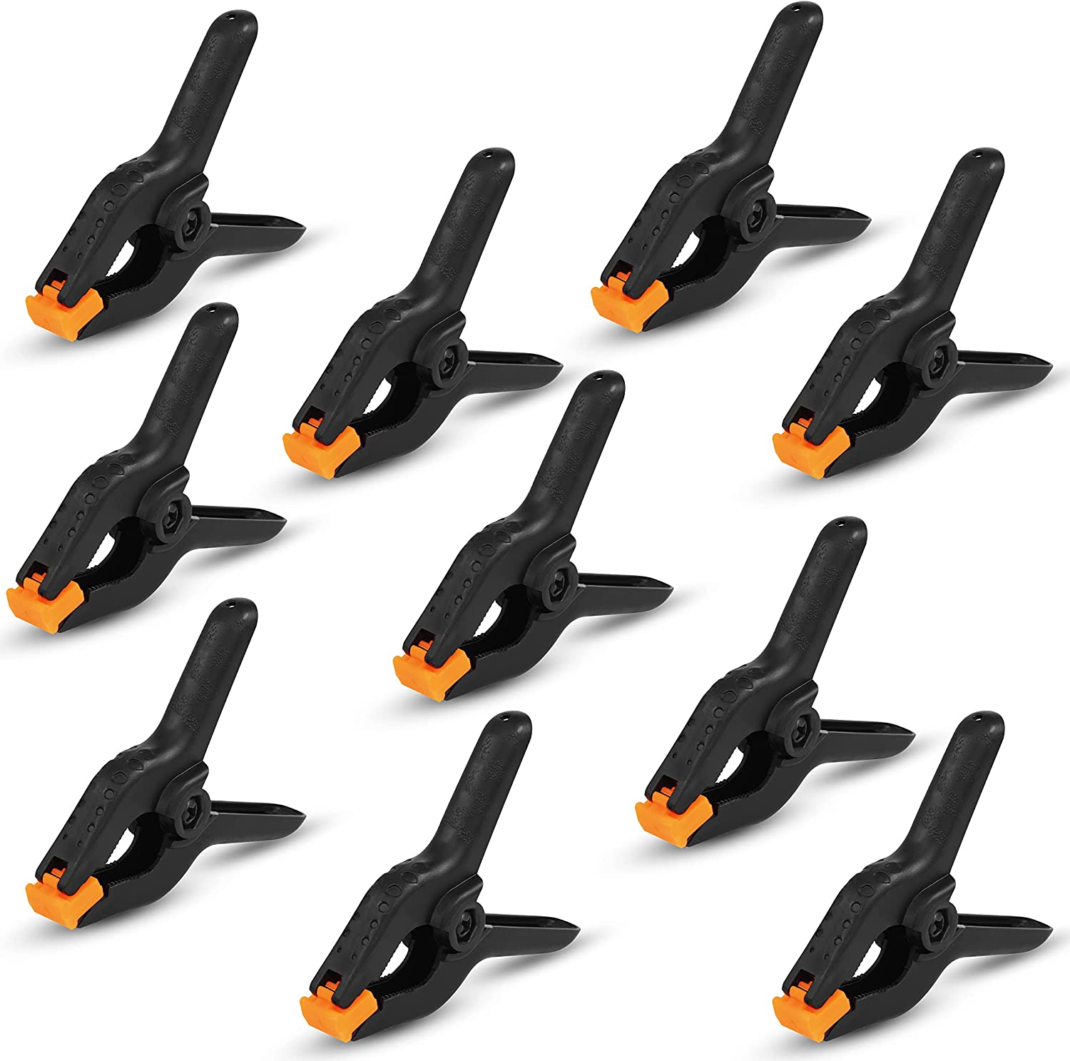 Mr. Pen - Spring Clamps, 6 Pack, 4.5 Inch, Plastic Clamps