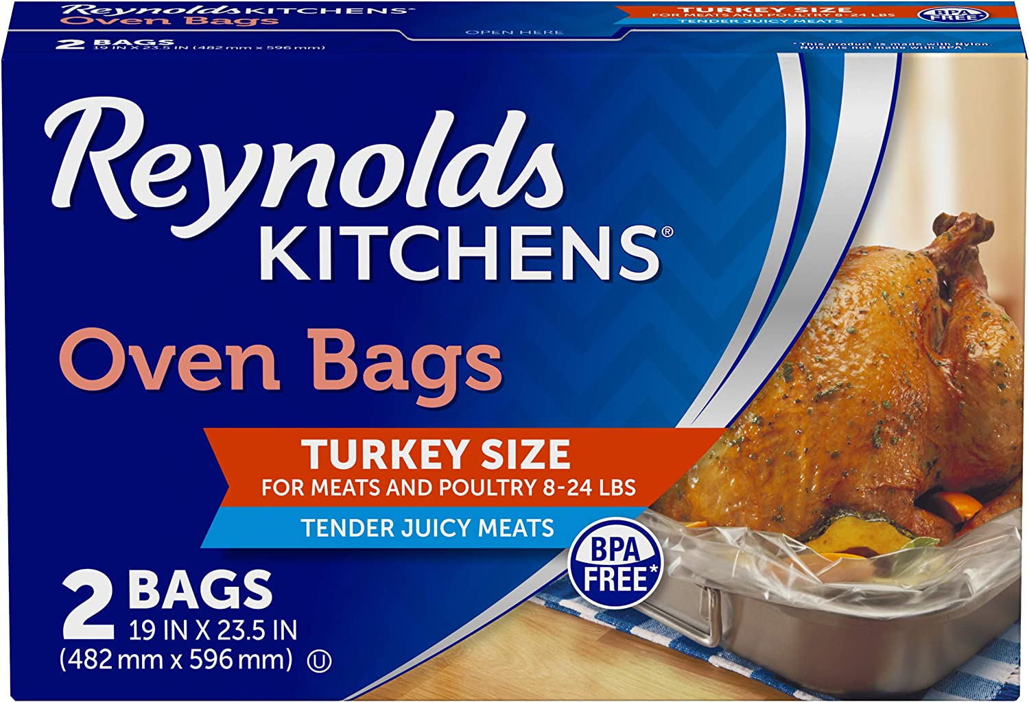 Buddy Bags Co Multipurpose Turkey Oven Bags - 19 x 24.5 - 10