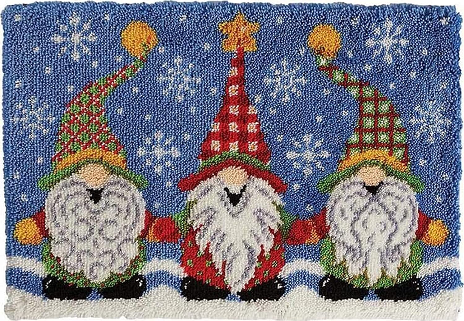  Lyrow 3 Pcs Christmas Crochet Set For Beginners Gnome  Beginner Crochet Set For Adults DIY Knitting Kit