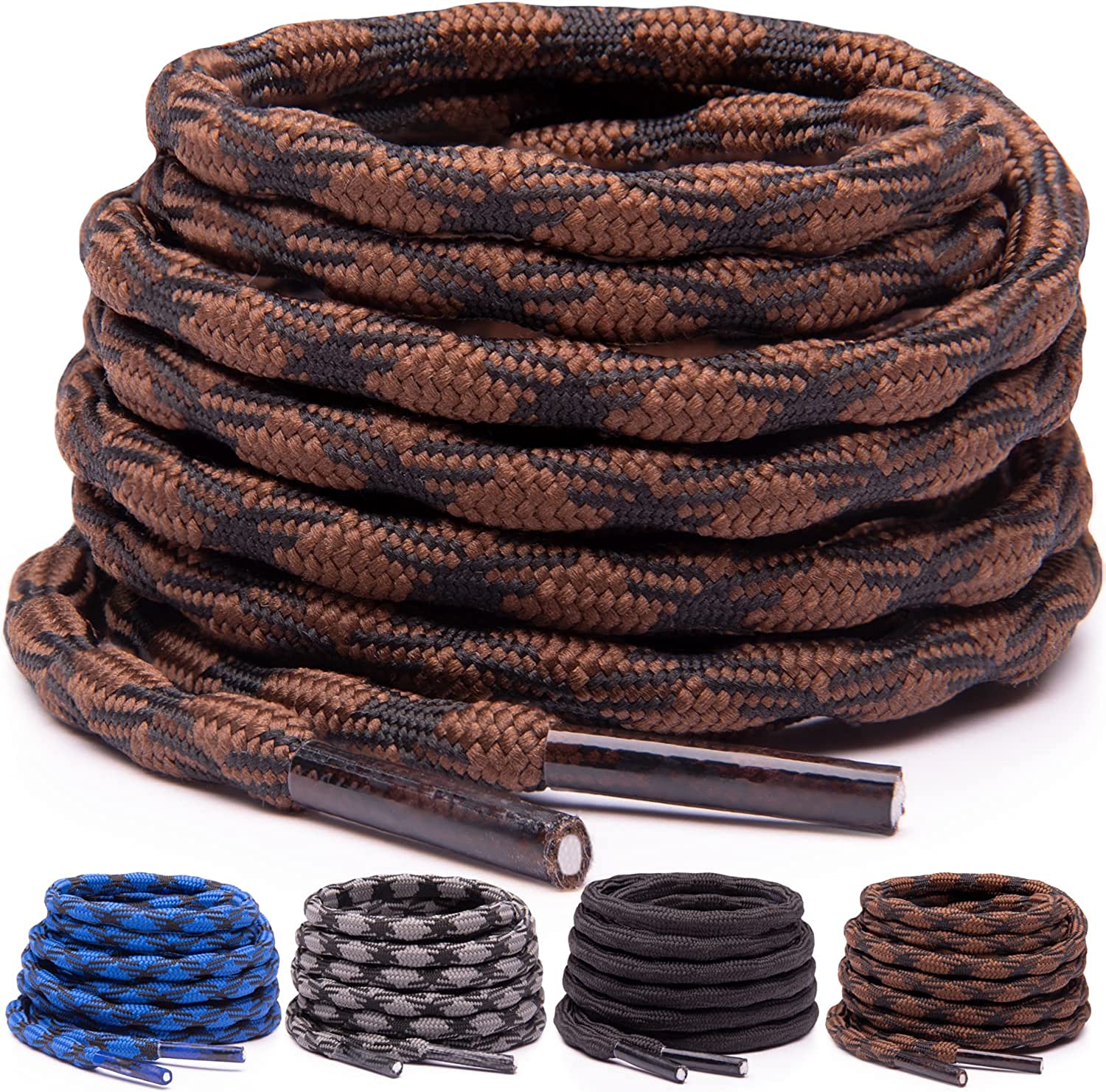 Goodlace 1 Pcs of 1/8 Rawhide Leather Shoelaces Shoe Boot Laces Shoestrings Cord