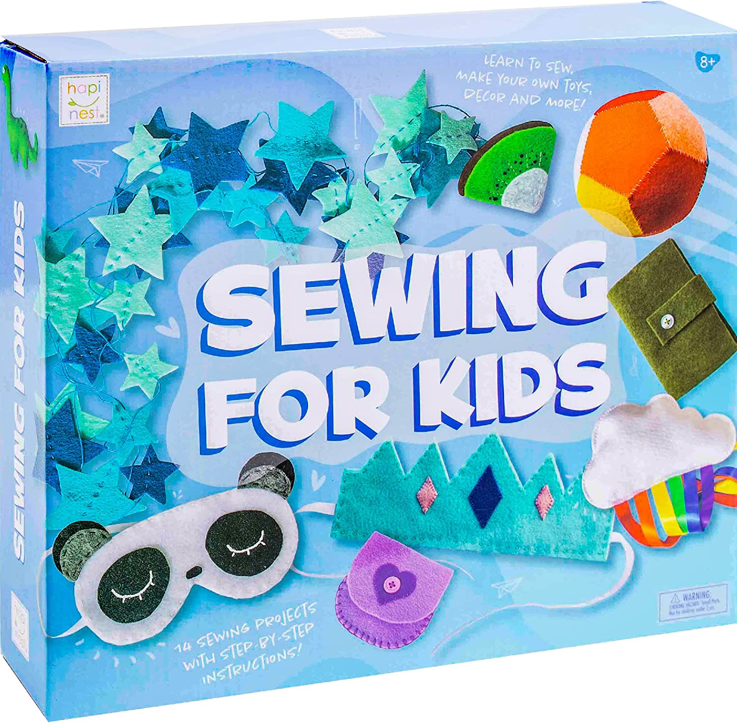 qollorette Fur Sewing Kit for Children, Sew Your Own Dog Toy Kids' Craft  Kit - Sewing Kit for Kids, Learn to Sew & Play
