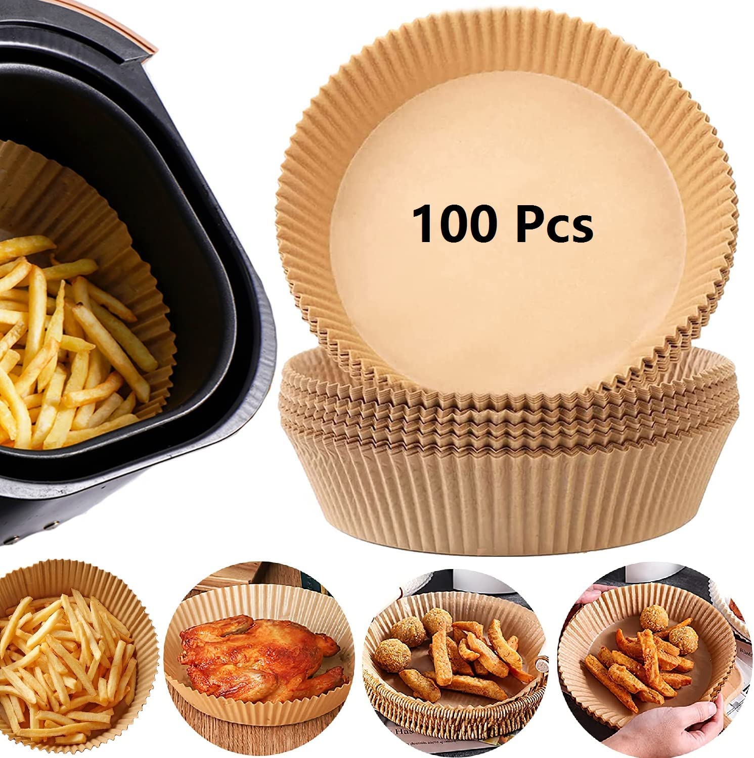 Buy Wholesale China Air Fryer Silicone Pot Air Fryer Silicone Liner  Reusable Baking Tray Oven Accessories Basket Accessories & Silicone Air  Fryer Liners Air Fryer Silicone at USD 1.12