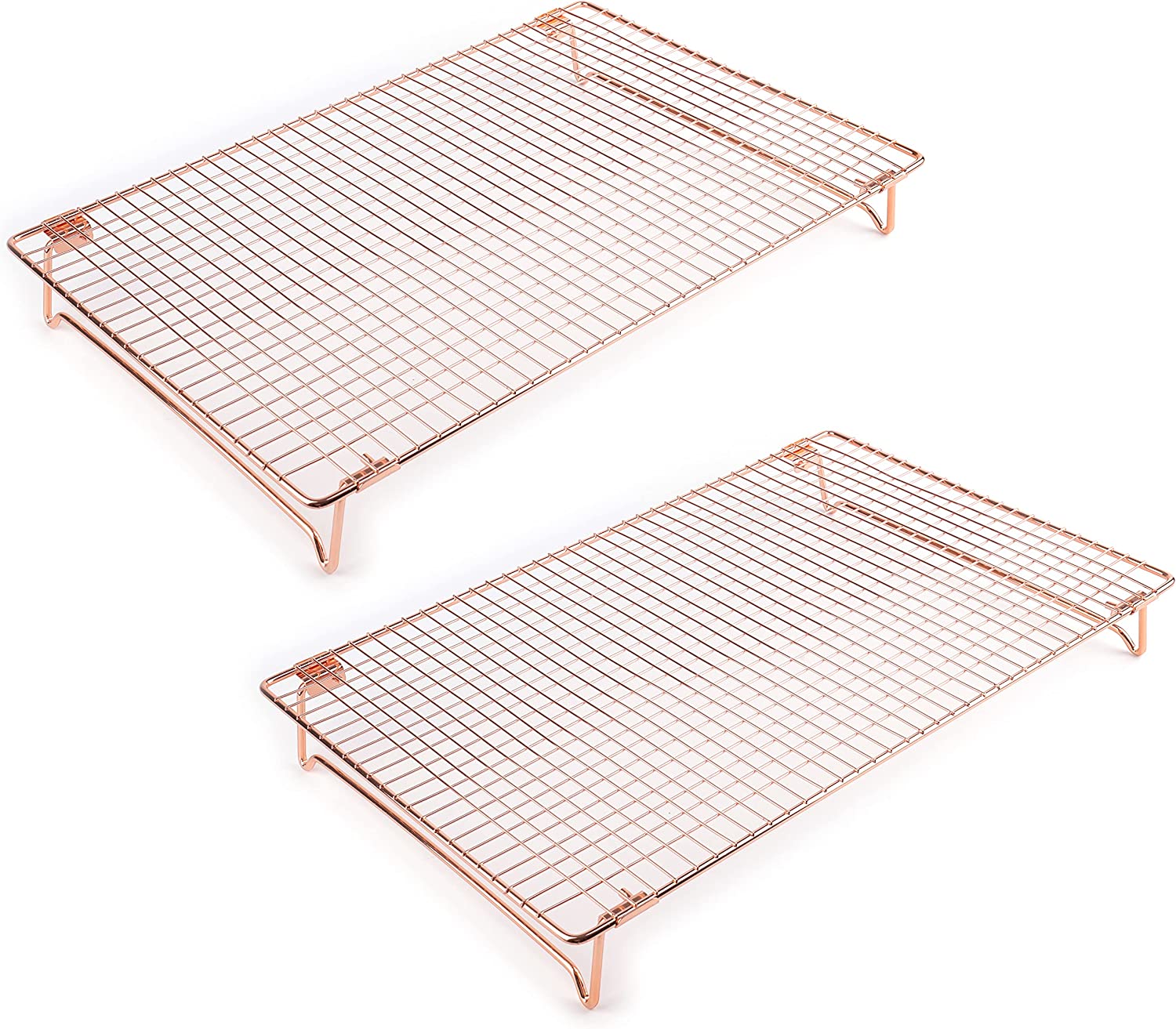 2 Pack Cooling Rack for Baking Stainless Steel, Heavy Duty Wire Rack Baking  Rack, 11.7 x 9.4 Cooling Racks for Cooking, Fits Small Toaster Oven