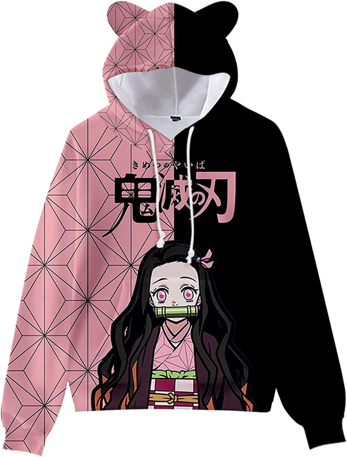 Anime Demon Slayer 3d Printed Hoodie Fall and Winter Kids Men