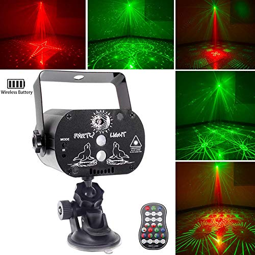 Wholesale U`King Party Light Laser Lights with Battery Powered Mini