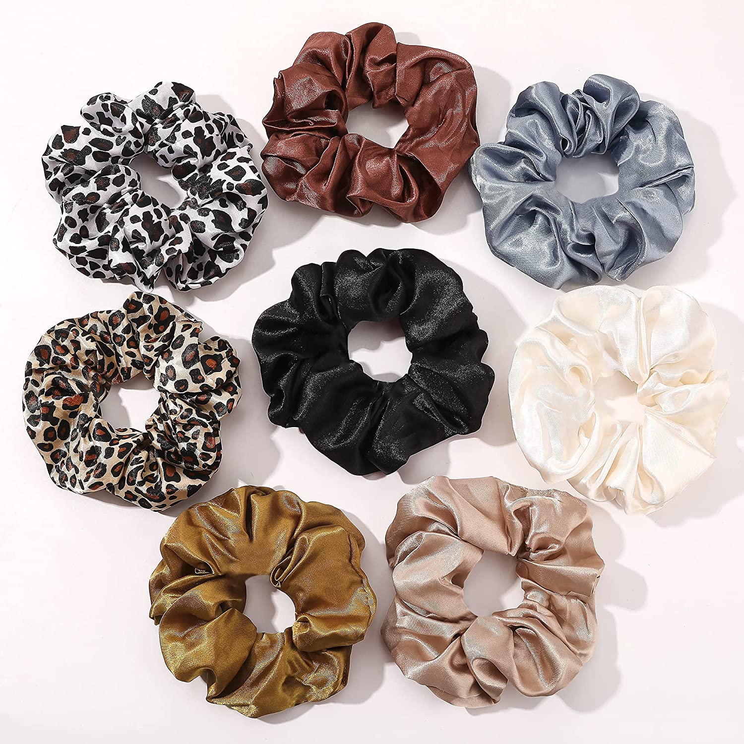 OLESILK 100% Mulberry Silk-Scrunchies for Hair Sleep, Women Grils