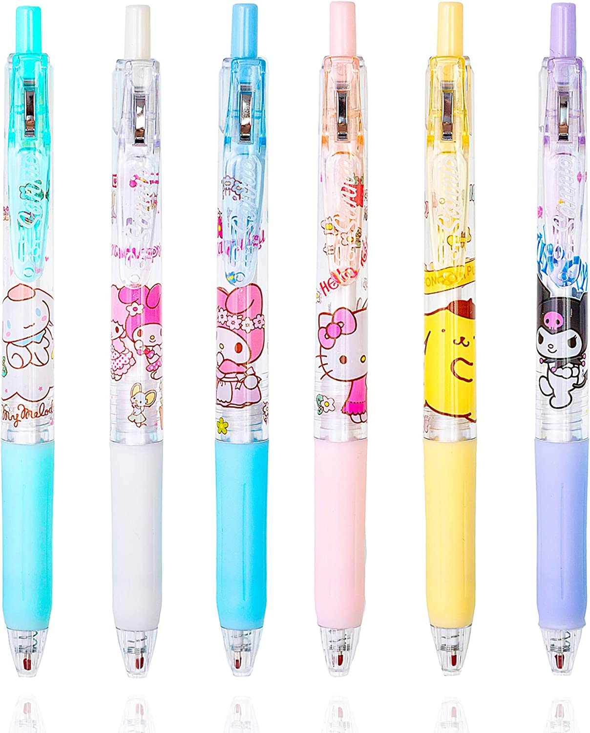 SITAKE 10 Pcs Cute Pens Kawaii Pens Fun Pens, 0.38mm colorful Writing Gel  Ballpoint Pens, Korean Japanese Stationery School Supplies for Teen Girls