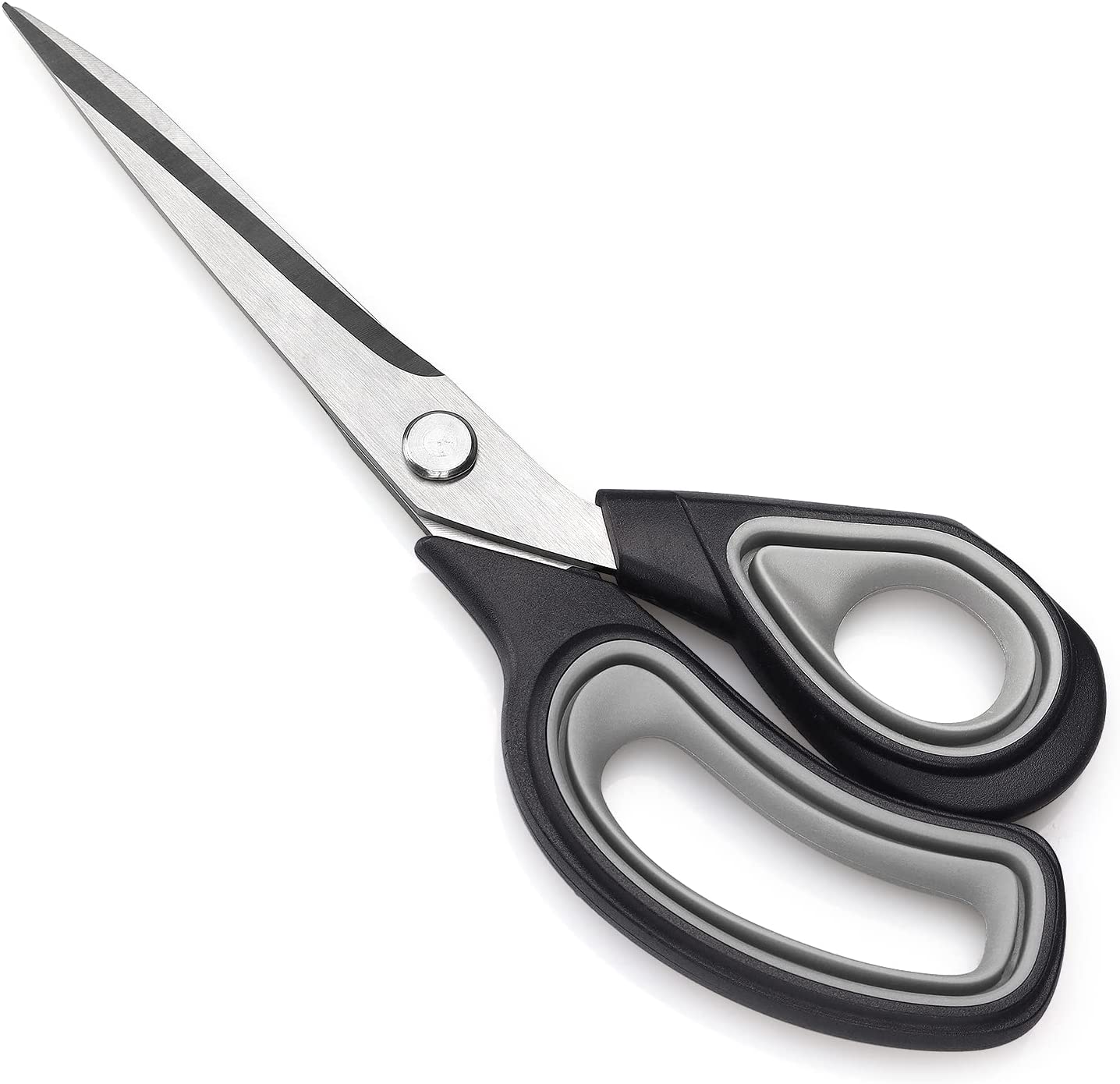 Scissors, Huhuhero 8.7 Multipurpose Scissors Heavy Duty, Titanium Sharp  Scissors for Office Home Sewing High School Students, Comfort Grip Handles