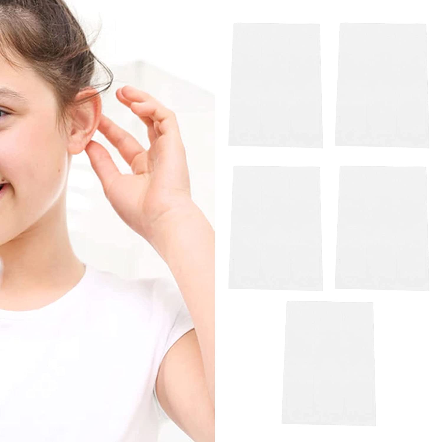 Ear Lobe Support Patches and Earring Stabilizers (240 Invisible