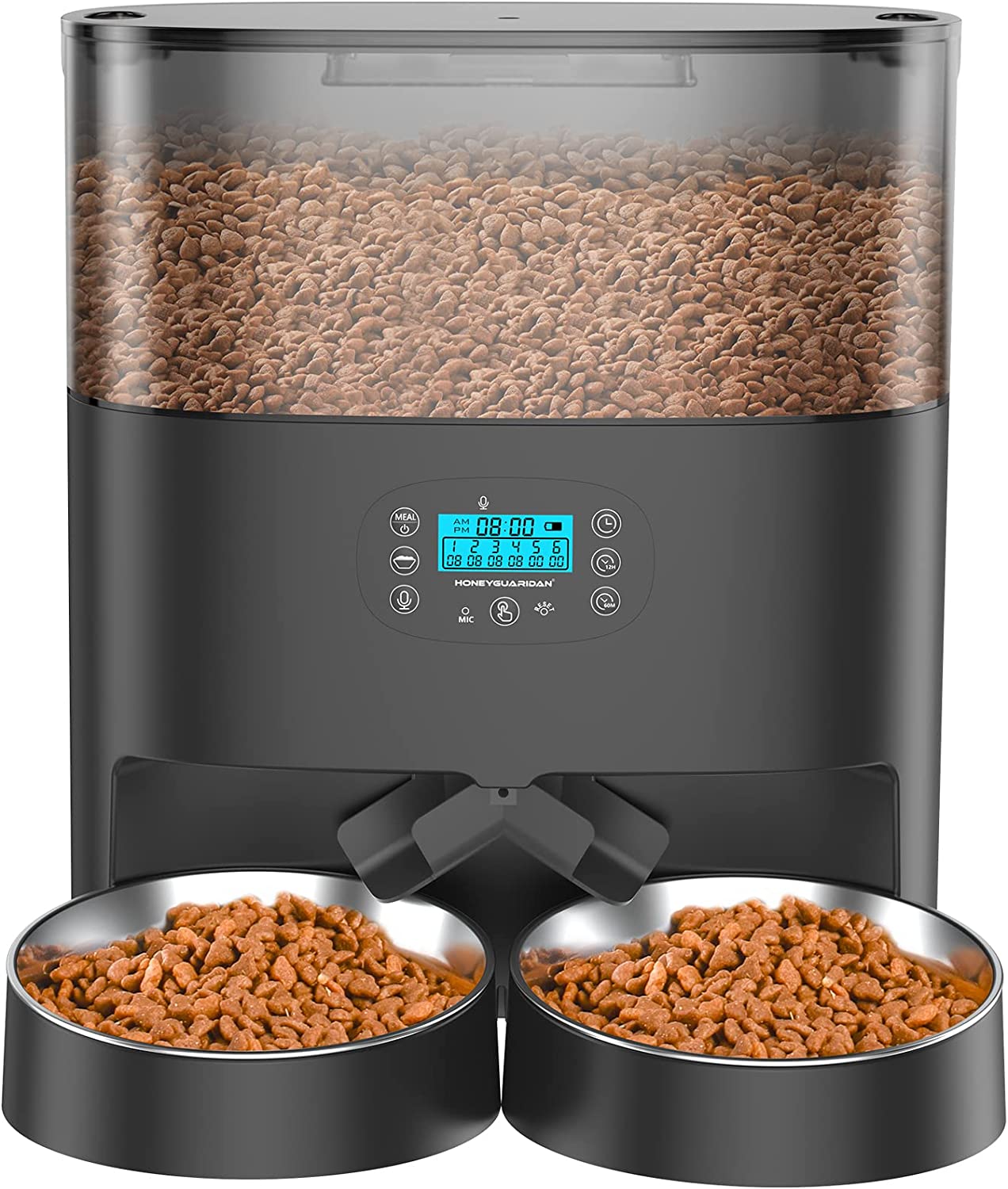 Pet Supplies : Icwin Automatic Dog Feeder, Dog Food Dispenser