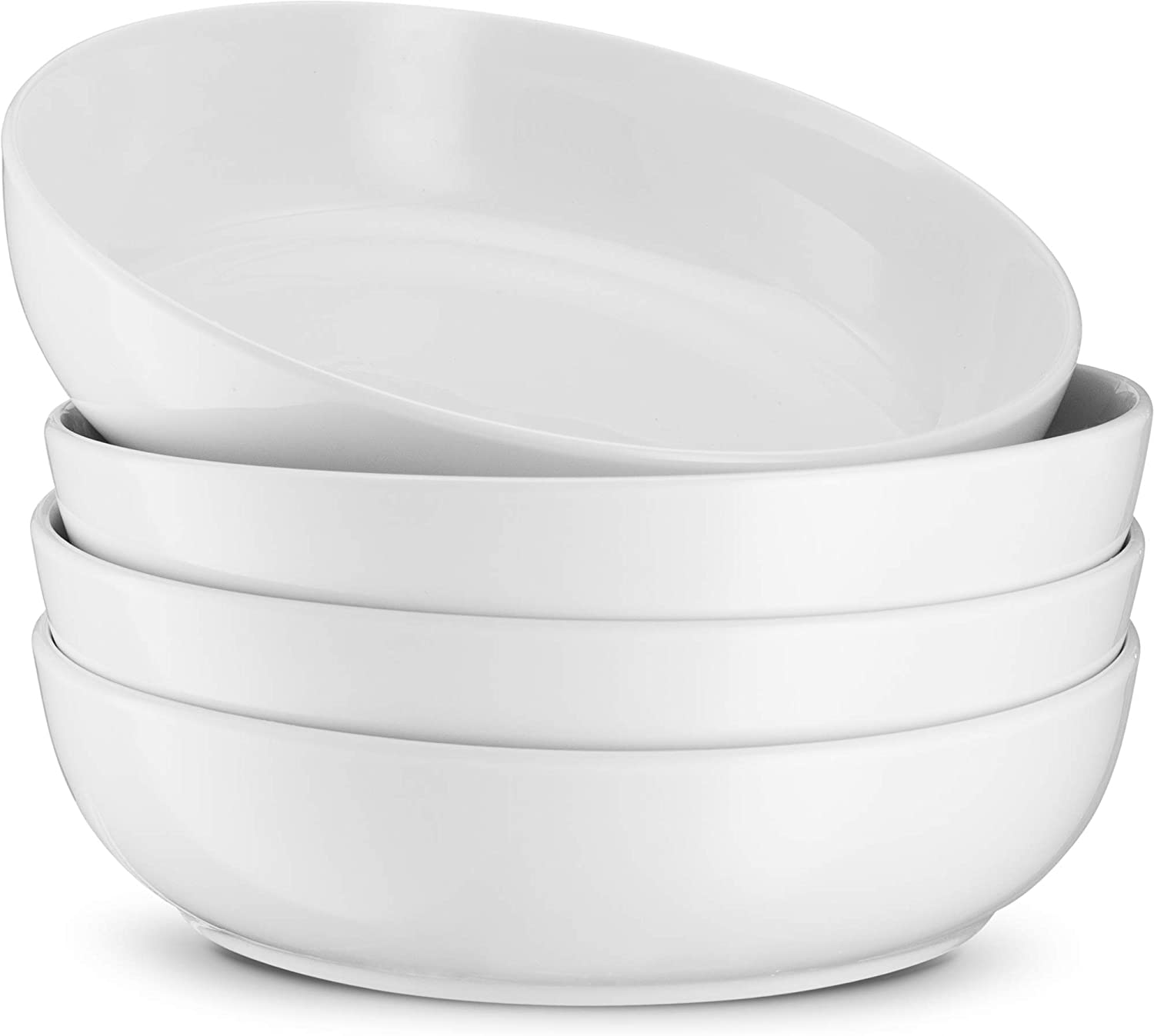 AmorArc Ceramic Dinnerware Sets for 4,12 -Piece Double Color Stoneware  Plates and Bowls Set,Chip and Crack Resistant | Dishwasher & Microwave Safe