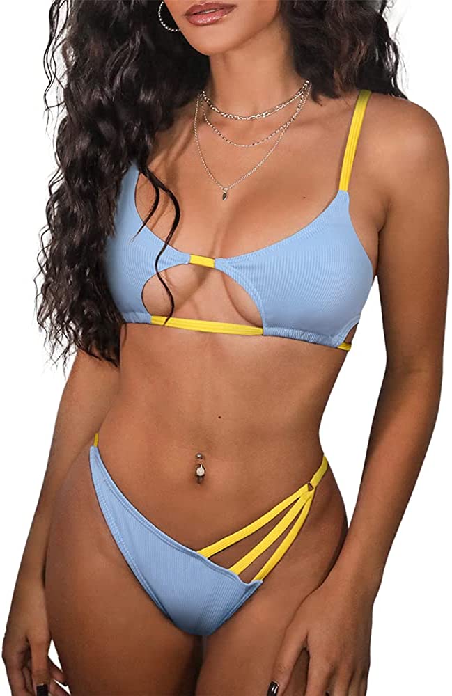 Clear Straps Micro Bikini String Sexy Bikini Beach Thong  Bikini-honestfulphilment