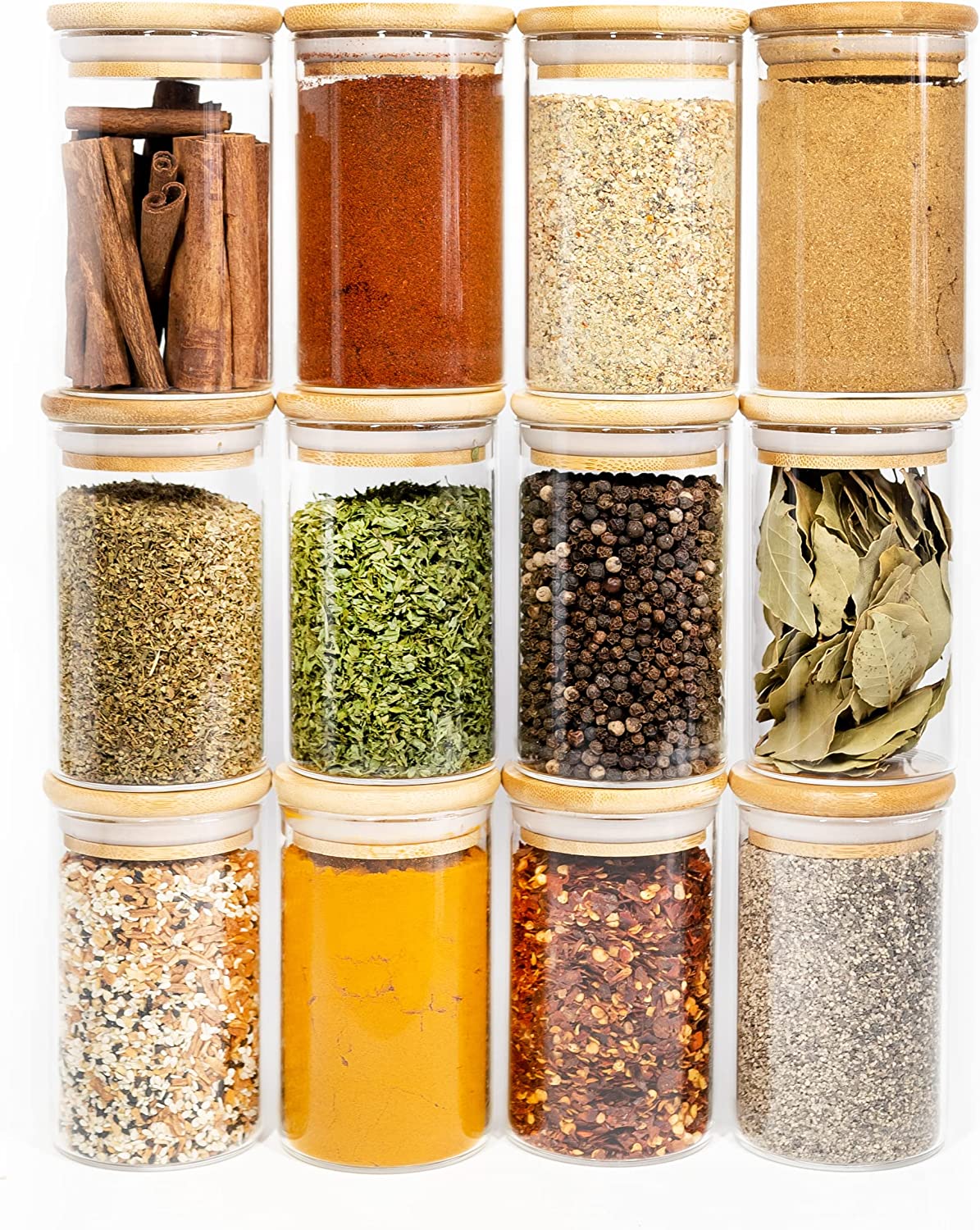 Best Deal for FINESSY Spice Jars with Label Organizer, 36 Seasoning