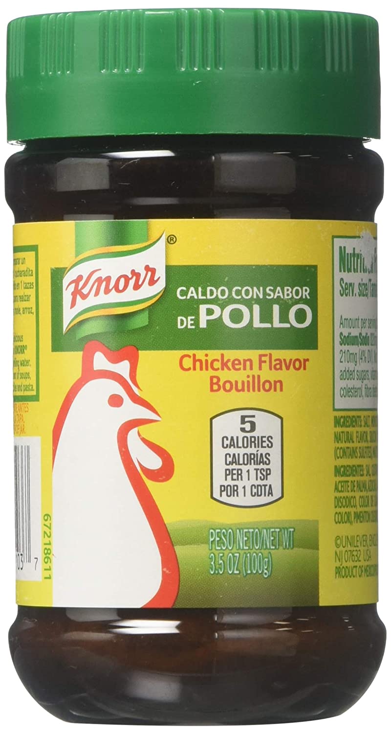 Knorr Granulated Bouillon, Shrimp Flavor, 7.9 oz (Pack of 2) with By The  Cup Swivel Spoon