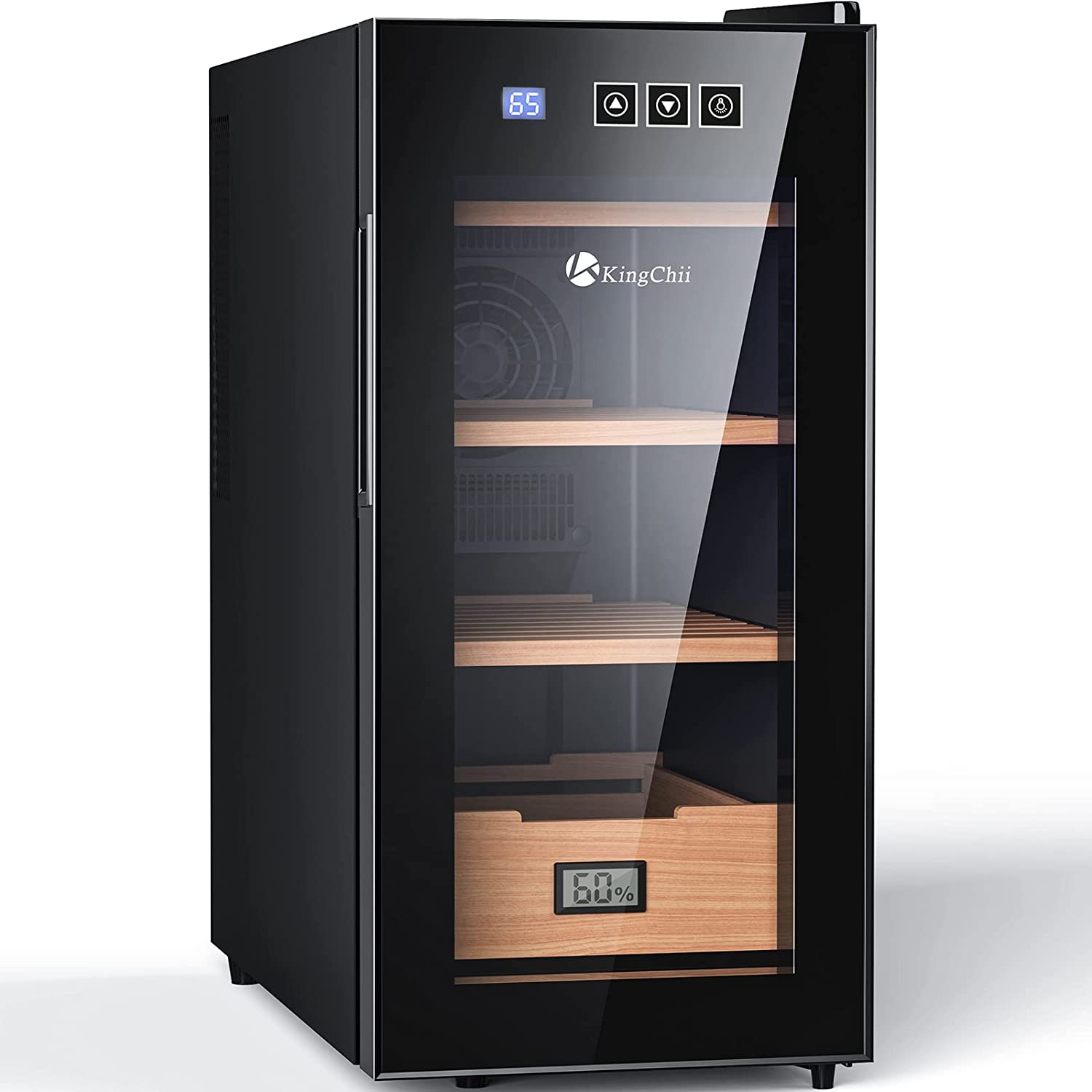 VIVOHOME Updated 8L Electric Humidor for 80 Counts