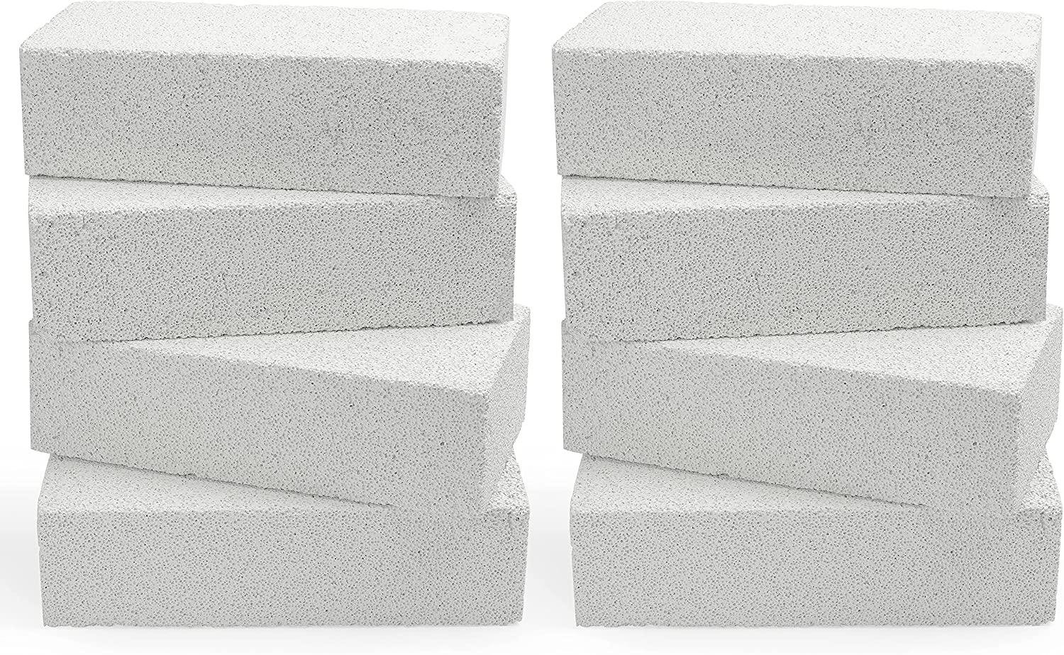 SIMOND STORE Insulating Fire Bricks, 2500F Rated, 1.25 Inch x 4.5 Inch x 9  Inch, Pack of 12, Soft Fire Bricks for Wood Stove Pizza Oven Fireplace