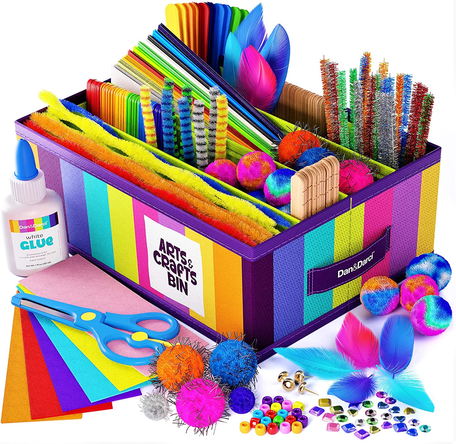 Arts and Crafts for Kids – XXXL Craft Kit for Kids - 2000+ Pcs Kids Craft  Kits, Toddlers & Kids Arts & Craft Supplies & Materials, Kids Art Set Craft