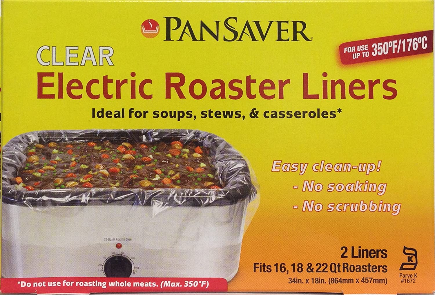 PanSaver Slow Cooker Liners 6/4 ct. Boxes (24 liners) EACH