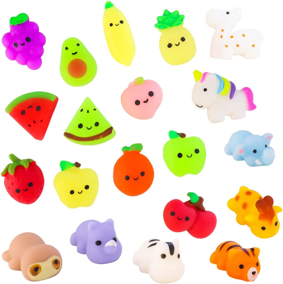 LovesTown Squishy Making Kit, 6 Pcs DIY Squishies Slow Rising Jumbo Food DIY Dessert Toy Paint Your Own Squishies for Birthday Gifts