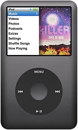  Apple Music Player iPod Classic 7th Generation 160gb Silver  Packaged in Plain White Box (Renewed) : Electronics