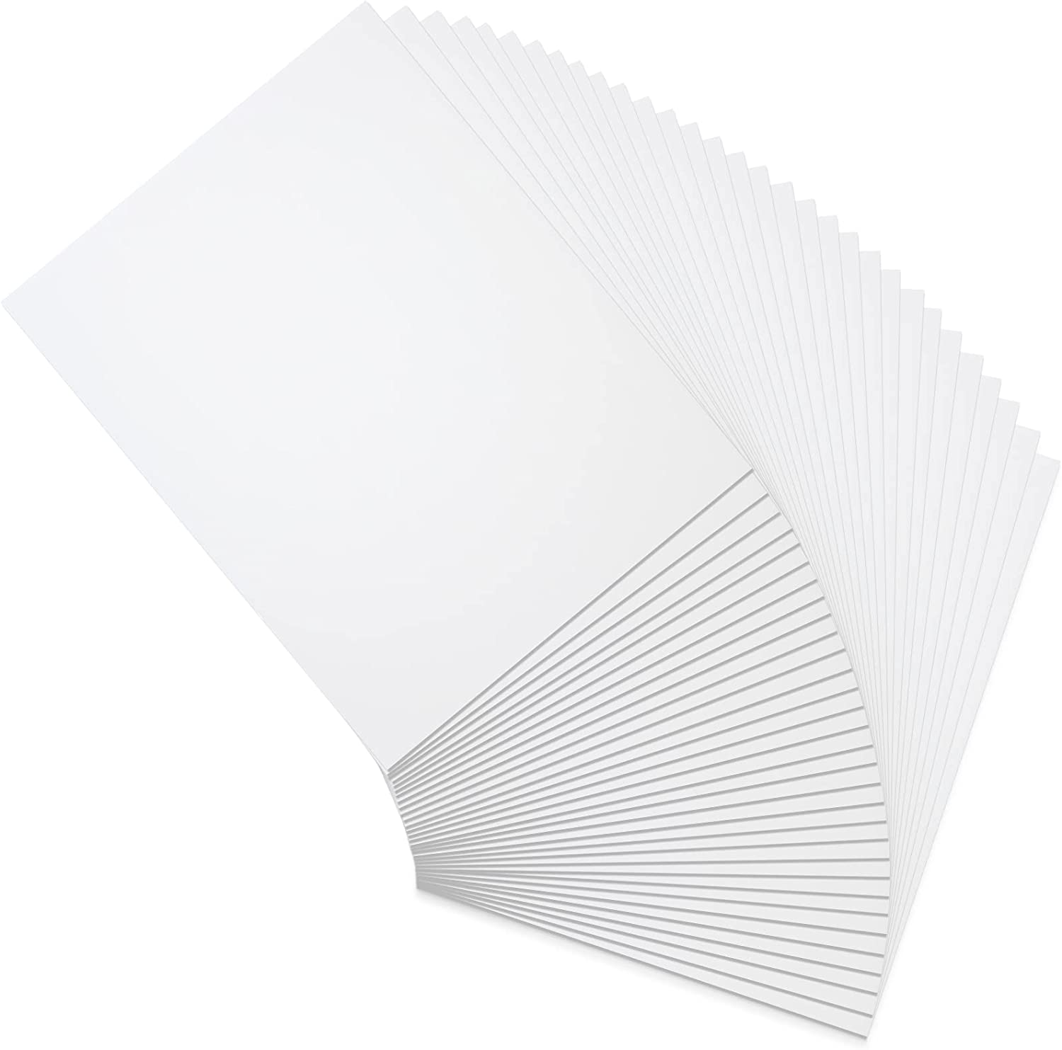 3/16 White Foam Core Boards 16x20-5 Pack. Many Sizes Available. Acid Free  Craft Poster Board for Signs, Buffered Presentations, School, Office and