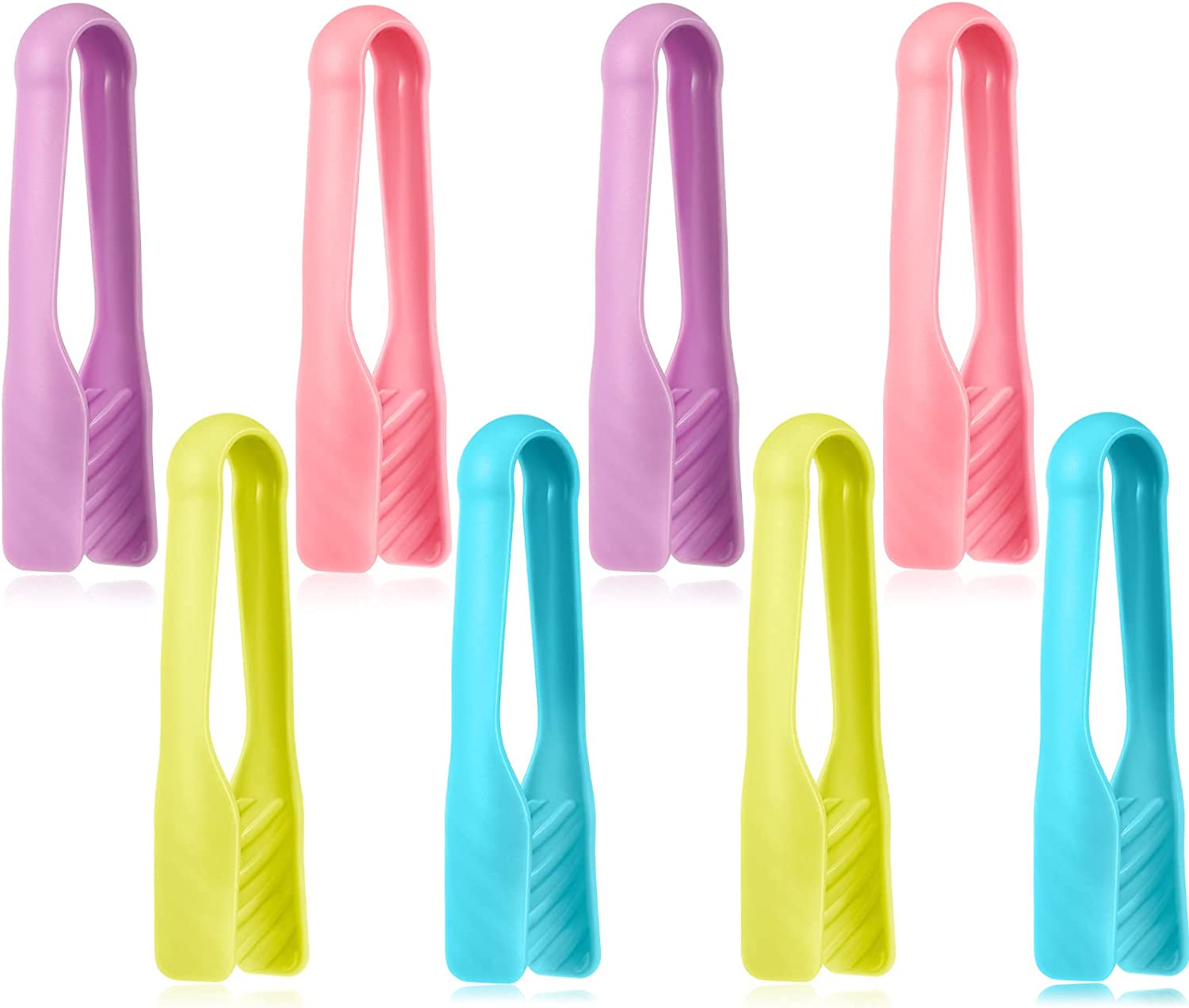 4 Inch Plastic Tweezers - Pack of 25, Plastic Beads Tweezers First