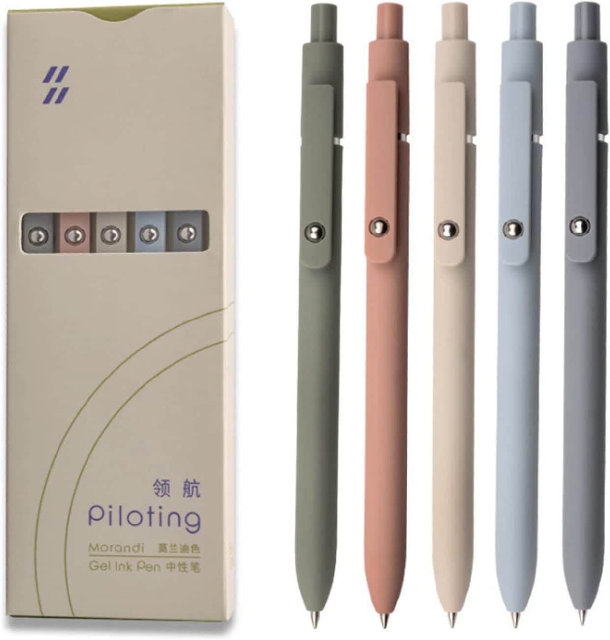 Drawdart 14 Pack Ballpoint Pens,Cute Pens for Note Taking,Pastel