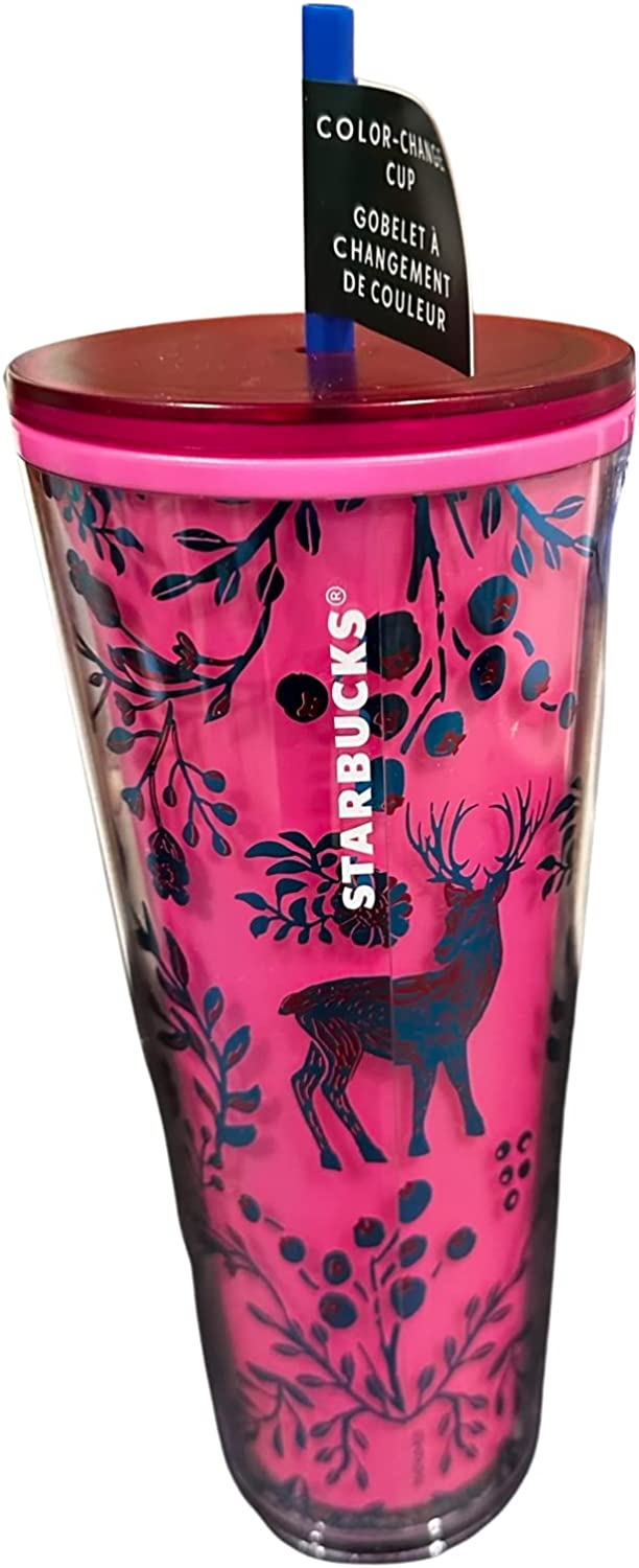 Pink Starbucks Cup - Flat Lid – Americano Crystals